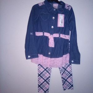 Little girls 2 peace set